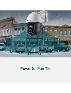 TP-Link ViGi 4MP Full Colour Pan/Tilt IP Network Camera 4mm Fixed lens, H.265+/H.265/H.264+/H.264, Smart detection, Smart Vid, ONVIF Remote Monitoring