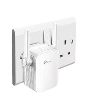 Load image into Gallery viewer, TP-Link WA855RE 300Mbps Wi-Fi Range Extender signal Booster, 1x FE LAN Port, 2x External Antennas, Tether App, Wall Plugged, 2T2R, 2.4GHz, 802.11b/g/n
