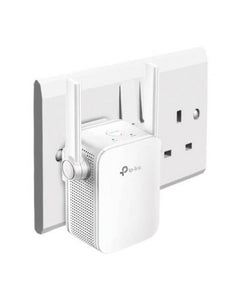 TP-Link WA855RE 300Mbps Wi-Fi Range Extender signal Booster, 1x FE LAN Port, 2x External Antennas, Tether App, Wall Plugged, 2T2R, 2.4GHz, 802.11b/g/n