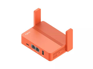 Cudy WiFi 5 1200Mbps Fast Ethernet Mini VPN Travel Router, compact, dual band, 2x 10/100 Ports, 2x fixed antennas, 1167Mbps aggregate data | TR1200