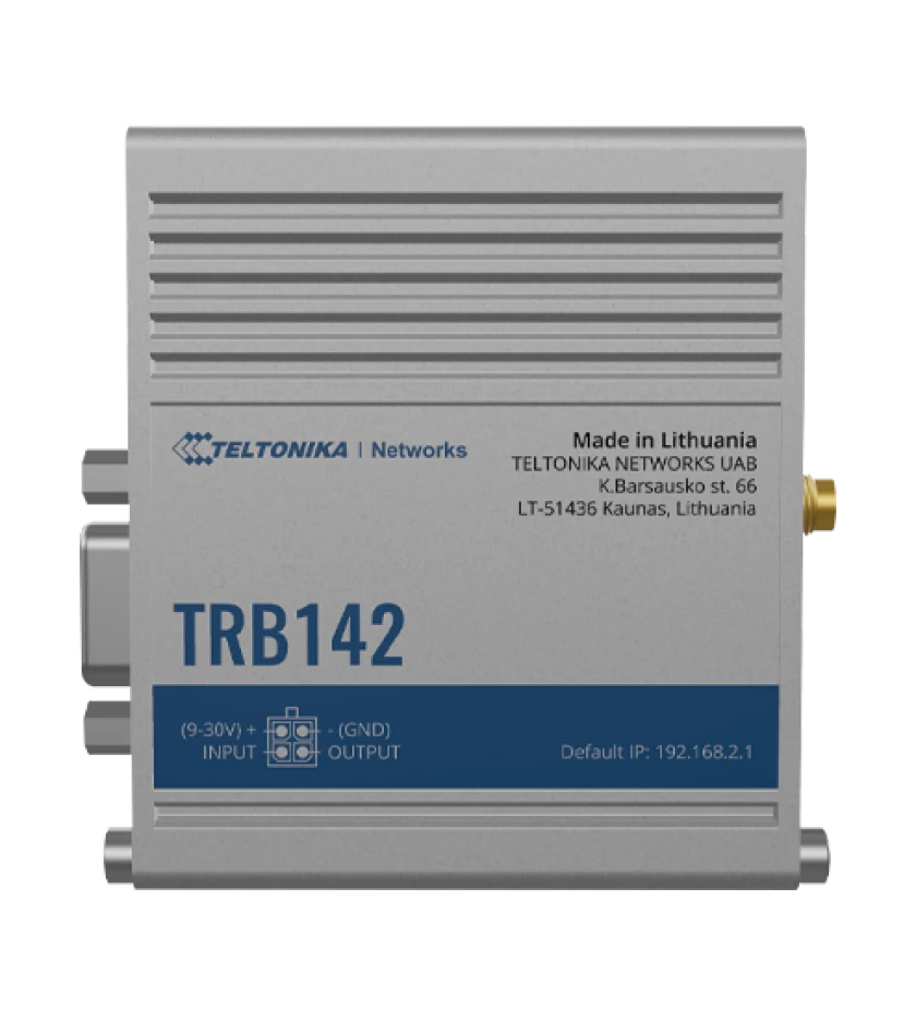 Teltonika Industrial RS232 to LTE Gateway Board, 1x Mini SIM, 1x SMA (for LTE), RS232, 2x Digital I/O, 9-30V DC Input, Micro-USB, Industrial 3G/LTE