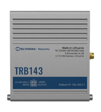 Load image into Gallery viewer, Teltonika TRB143 LTE Cat 4, M-BUS Gateway, 1x 1Gbps LAN, 4G/LTE (Cat 4), 3G, 2G, Supporting up to 250 client devices, Rugged aluminum housing
