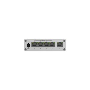 Teltonika TSW100 5 x LAN (1 Gbps), 4 x Port PoE Switch (120 W), 802.3af and 802.3at support, 5 x Gigabit Ethernet with speeds up to 1000Mbps (1Gbps)