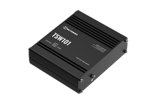 Load image into Gallery viewer, Teltonika TSW101 5x 1000Mbps PoE Switch, with 4x PoE+ ports with 802.3af and 802.3at support, 5x Gigabit Ethernet ports with speeds up to 1000Mbps
