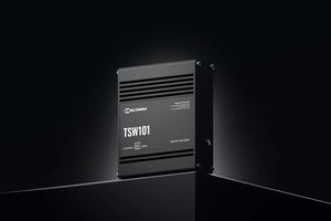 Teltonika TSW101 5x 1000Mbps PoE Switch, with 4x PoE+ ports with 802.3af and 802.3at support, 5x Gigabit Ethernet ports with speeds up to 1000Mbps