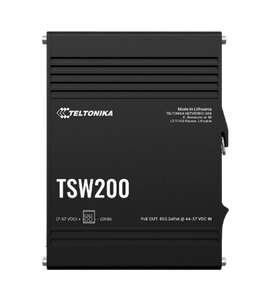 Teltonika TSW200 8x Gigabit Ethernet LAN with speeds up to 1000 Mbps (1 Gbps), 2 x SFP, PoE Switch (240W)