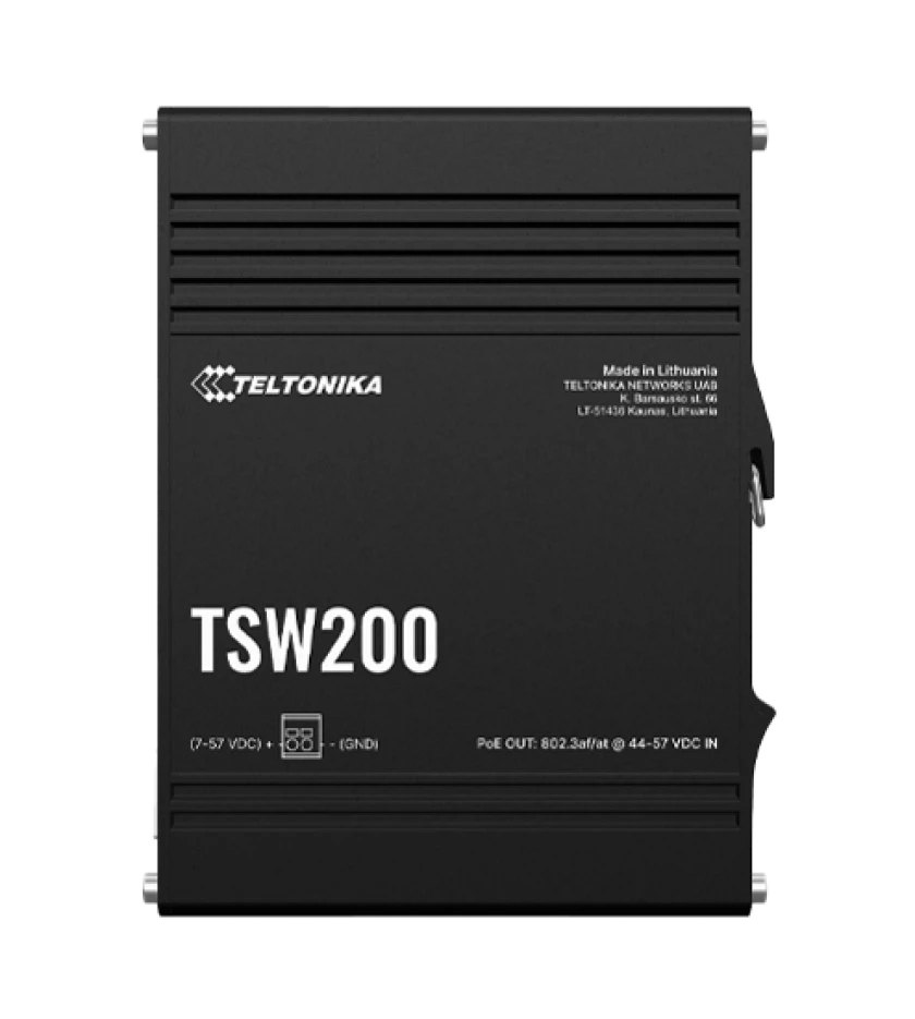 Teltonika TSW200 8x Gigabit Ethernet LAN with speeds up to 1000 Mbps (1 Gbps), 2 x SFP, PoE Switch (240W)