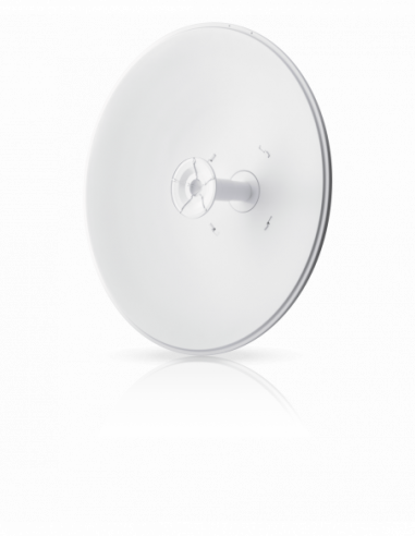 Ubiquiti UISP airMAX 5GHz 30dBi Dual Polarized Dish, 5100-5800MHz, 2ft, SMA(M)RPx2, PtP, Light Weight, Antennas & Masts, 5 GHz Parabolic Dish, MIMO