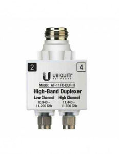 Ubiquiti UISP - airFiber - 11FX High Band Duplexer Accessory, High Channel 10.940 - 11.200 GHz, Low Channel 11.440 - 11.700 GHz, UBAF-AF-11FX-Dup-h