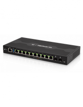 Load image into Gallery viewer, Ubiquiti UISP EdgeRouter 12P, 12 Port Gigabit Router, 10 Gigabit RJ45 routing ports, 24V PoE out on all ports, 2 Gigabit SFP ports, metal case, ER-12P
