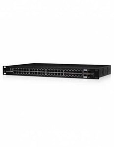Ubiquiti UISP - EdgeSwitch - 48 Port with 500W PoE, Gigabit POE Switch, 802.3at & 24V Passive POE, 2x SFP, 2x SFP+, 500W PoE, Rackmount, UB-ES-48-500W
