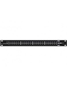 Ubiquiti UISP - EdgeSwitch - 48 Port with 500W PoE, Gigabit POE Switch, 802.3at & 24V Passive POE, 2x SFP, 2x SFP+, 500W PoE, Rackmount, UB-ES-48-500W