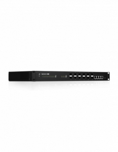Ubiquiti UISP EdgeSwitch Fiber, 12 Gigabit SFP Ports (8×100/1000Mbps SFP & 4×1000Mbps SFP), 4 x Gigabit RJ45, Rackmount Brackets Included, Serial Port
