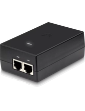 Load image into Gallery viewer, Ubiquiti PoE Injector, 48VDC 24W, Gigabit, 10/100/1000 LAN, Surge protection, Clamping protection, AC cable with earth ground, Maximum surge discharge
