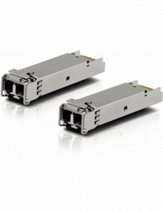 Ubiquiti U Fiber Multi-Mode Module SFP - 1 Gigabit - 2 Pack - Fiber Optics SFP Multi-Mode Module Transceiver connector - UACC-OM-MM-1G-D-2