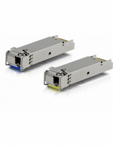 Ubiquiti UniFi Network Single-Mode SFP Module, 1G, BiDi, 2-Pack, Supports connections up to 3 km, Networking, SFP Modules, Singlemode SFP, UF-SM-1G-S