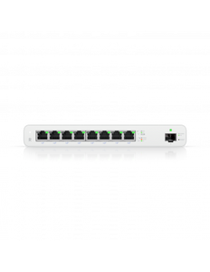Ubiquiti UISP - Router, PoE router for MicroPoP, 8x GbE Passive 27V POE, 1x SFP, 110W POE, Fanless, Wallmount, Bluetooth Setup, UB-UISP-R