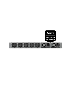 Ubiquiti UniFi Enterprise Campus Aggregation, features 48 x 25G SFP28, 6 x 100G QSFP28, Etherlighting, MC-LAG, Layer 3 Switch - ECS-Aggregation