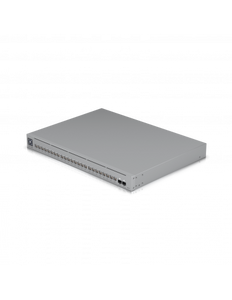 Ubiquiti UniFi - Pro Max, 24 Port with 400W PoE, Etherlighting ports that illuminate to indicate port location, speed/link, and native VLAN/network