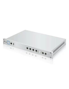 Ubiquiti UniFi Security Gateway, Pro-version with 4-ports, 4 Gbps full line rate Layer 3 forwarding, 1+ million packets per second for 64-byte packets