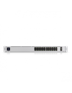 Ubiquiti UniFi Switch Gen-2 24-port with UniFi SmartPower RPS power, fully managed Layer 3 switch with 24x Gigabit Ethernet ports, 2x 10G SFP+ uplinks
