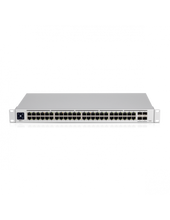 Load image into Gallery viewer, Ubiquiti UniFi Gen-2 48-port Switch, with UniFi SmartPower RPS power redundancy, features 48xGigabit RJ45 ports, 4x10Gbps SFP+ ports, 1U Rackmountable
