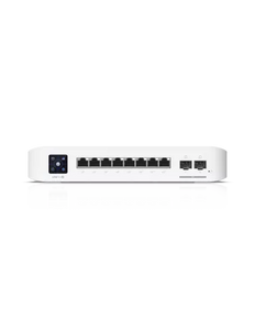 Ubiquiti UniFi Switch Pro 8 Port PoE 120W, features 1.3" touch LCM, auto-sensing 802.3at PoE+ and 802.3bt PoE++, 120W PoE budget - USW-Pro-8-PoE