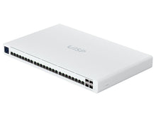 Load image into Gallery viewer, Ubiquiti UISP Switch 24 Port Gigabit 16 PoE 220W 4SFP+, Layer 2, 24x GbE Ports - 16x 27V Passive PoE ports, 4x SFP+, PoE budget 220W | UISP-S-Pro

