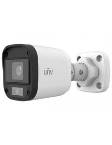 UNV - 2MP ColourHunter HD Fixed IR Mini Bullet Analog Camera, Uniview, No Analytics, IP67, 2.8mm Lens, White-light Illuminator, 20m, 24/7 colour image