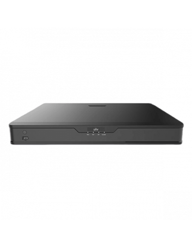 UNV H.265 Hybrid NVR 16 CHannel Analog XVR, Uniview 16 Channel Analog or 8ch IP camera, 80Mbps Incoming Bandwidth, 2x HDD slot up to 6TB