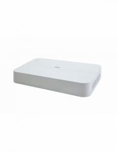 UNV Ultra H.265 8 Channel NVR with 1 Hard Drive Slot, 8 PoE Ports, EASY Series, 60Mbps Incoming Bandwidth, Hard Drive Not Incl, Smart Analytics, ONVIF