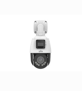 UNV Ultra H.265 2MP Outdoor LightHunter 4x Optical Zoom Dual-Lens PTZ and Bullet Combo Camera, SIP, PoE, IR 50m, 2.8-12mm, IP66, SD Slot 256GB, Mic
