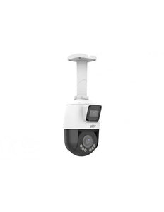 UNV Ultra H.265 2MP Outdoor LightHunter 4x Optical Zoom Dual-Lens PTZ and Bullet Combo Camera, SIP, PoE, IR 50m, 2.8-12mm, IP66, SD Slot 256GB, Mic