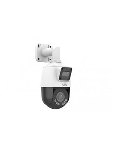 UNV Ultra H.265 2MP Outdoor LightHunter 4x Optical Zoom Dual-Lens PTZ and Bullet Combo Camera, SIP, PoE, IR 50m, 2.8-12mm, IP66, SD Slot 256GB, Mic