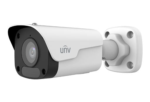 UNV - Ultra H.265 2MP Mini Fixed IP Bullet Camera with Upgraded Basic Motion Detection, Uniview Basic Analytics, PoE, IR 30m, 2.8 mm lens, IP67, Mic