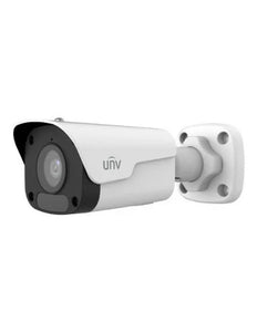 UNV - Ultra H.265 2MP Mini Fixed IP Bullet Camera with Upgraded Basic Motion Detection, Uniview Basic Analytics, PoE, IR 30m, 2.8 mm lens, IP67, Mic