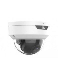 UNV - Ultra H.265 2MP Vandal-resistant Fixed Dome Camera with Upgraded Basic Motion Detection, Basic Analytics, 12V DC, PoE, IR 30 m, 4 mm, IP67, IK10