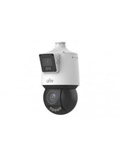 Load image into Gallery viewer, UNV Ultra H.265 4MP Outdoor LightHunter 25x Optical Zoom Dual-Lens PTZ &amp; Bullet Combo Camera, Smart Intrusion, IR 100m, 4.8-120mm, IP66, SD Slot 256GB
