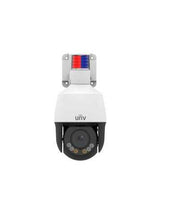 Load image into Gallery viewer, UNV Ultra H.265 5MP Outdoor Mini LightHunter PTZ Camera with Active Deterrence &amp; Auto Tracking, Uniview Smart Ananlytics, PoE, IR 50m, 2.8-12mm, IP66
