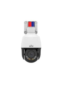 UNV Ultra H.265 5MP Outdoor Mini LightHunter PTZ Camera with Active Deterrence & Auto Tracking, Uniview Smart Ananlytics, PoE, IR 50m, 2.8-12mm, IP66