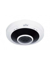 Load image into Gallery viewer, UNV Ultra H.265 5MP Vandal-resistant 360° Fisheye Fixed Dome, Uniview No Analytics, DC12V, PoE, IR 10m, 1.4mm, IP66, IK10, MicroSD 256GB, Built in Mic
