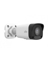 Load image into Gallery viewer, UNV Ultra H.265 8MP/4K Fixed Mini Bullet, Focused View IP Camera, Supports Intrusion &amp; Cross line detection, PoE, IR up to 30m, IP67, 4.00 mm Lens, SD
