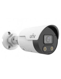 UNV Ultra H.265 P1 4MP Intelligent Light and Audible Warning Fixed IP Bullet Camera, Uniview Smart Analytics, PoE, IR 30m, 4.00mm, IP67, Built-in mic