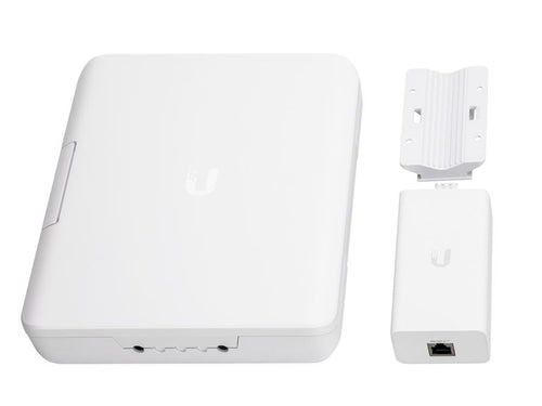 Ubiquiti UniFi Flex Switch Utility Outdoor weatherproof Enclosure, for use with USW-5Flex, includes patch lead and 60W PoE Injector | USW-Flex-Utility - Let's Fibre Technologies 