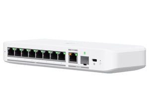 Ubiquiti UniFi Flex 2.5G 8 Port 2.5G with 10G Combo Uplink, 8 Port 2.5Gbps switch PoE or USB-C adapter, 10Gbps Ethe or 10Gbps SFP+ | USW-Flex-2.5G-8