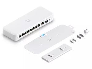 Ubiquiti UniFi Flex 2.5G 8 Port 2.5G with 10G Combo Uplink, 8 Port 2.5Gbps switch PoE or USB-C adapter, 10Gbps Ethe or 10Gbps SFP+ | USW-Flex-2.5G-8
