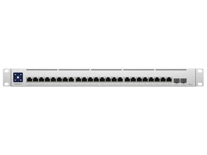 Ubiquiti UniFi - Switch, Enterprise XG 24, 10GbE RJ45, 1.3" LCM color touchscreen with AR switch management, 24x 10GbE RJ45 ports & 2x 25G SFP28 ports