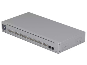 Ubiquiti UniFi Pro Max Switch 16 with 12 PoE 4x2.5Gbps PoE++ 180W, 12G PoE+ (802.3af/at), 4x 2.5Gbps PoE++ (802.3af/at/bt) 2xSFP+ | USW-Pro-Max-16-PoE