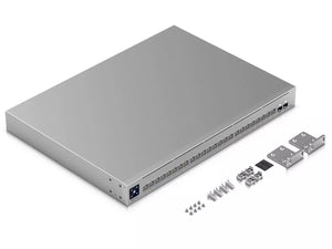 Ubiquiti UniFi Pro Max Switch 24 with 16 Gigabit 8x 2.5Gbps 2SFP+  fully managed, Layer 3 10Gbps fibre uplinks, Etherlighting switch | USW-Pro-Max-24