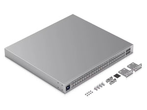 Ubiquiti UniFi Pro Max Switch 48 with 32PoE 16x 2.5Gbps PoE++ 720W PoE, 32 Gig PoE, 16x 2.5Gbps PoE (8x PoE+ & 8x PoE++), 4x SFP+ | USW-Pro-Max-48-PoE